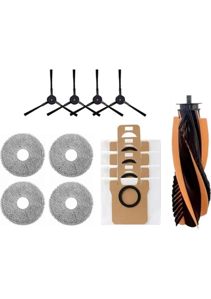 Jonr P20 Pro/jonr T5 Pro Robot Süpürge Parçaları Için 13 Adet Ana Yan Fırça Paspas Bezi Toz Torbası Değiştirme Kiti (Yurt Dışından) modelleri