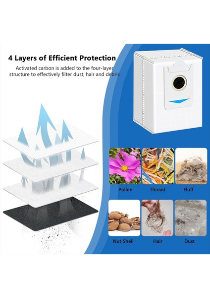 Ecovacs Deebot X5 Omni Robot Süpürge Ana Yan Fırça Hepa Filtre Paspas Bezi Toz Torbası Yedek Parçaları (Yurt Dışından) fırsatları