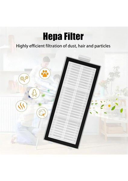 Roborock Qrevo Master Robot Için 20 Adet Elektrikli Süpürge Aksesuarları Ana Yan Fırçalar Paspas Bezi Toz Torbaları Hepa Filtreler (Yurt Dışından) fiyatları