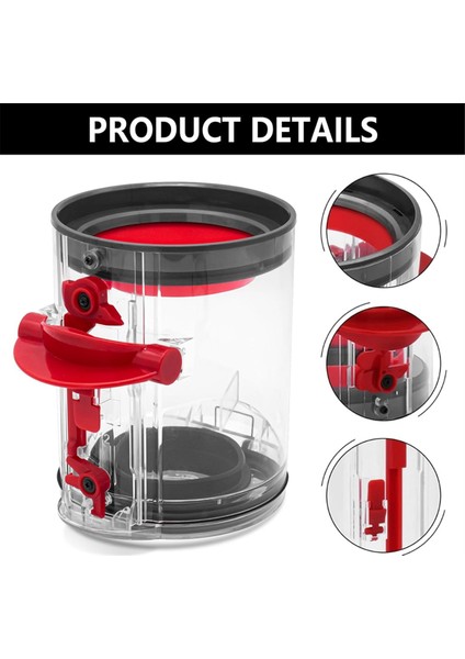 Dyson V12 Slim Elektrikli Süpürge Haznesi Için Toz Kutusu, Yedek Toz Toplayıcı Robot Elektrikli Süpürge Toz Kovası (Yurt Dışından) fırsatları