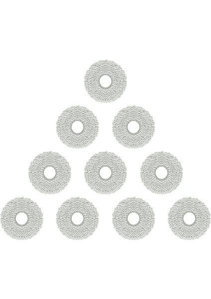 Dreame Bot L10S Ultra/ S20 / S10 Pro / X10 Için 10 Adet Paspas Bezi Roborock Q Revo Için Mijia B101CN Robot Süpürge (Yurt Dışından)