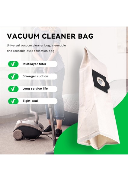 ZR814 HR6675 Için Evrensel Elektrikli Süpürge Torbaları Yıkanabilir Toz Torbası (Yurt Dışından) fırsatları