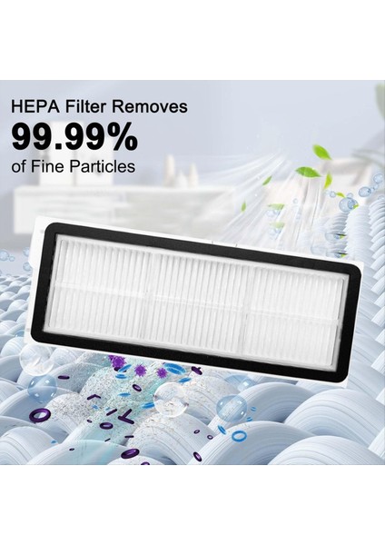 Roborock Qr 798 / Qr 598 / Qv 35A Elektrikli Süpürge Parçaları Için 17 Adet Ana Yan Fırça Hepa Filtre Paspas Bezi Toz Torbası (Yurt Dışından) modelleri