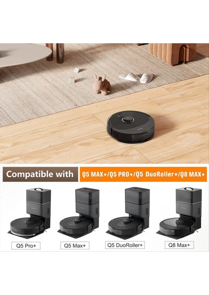 Roborock Q8 Max+/ Q5 Max+/ Q5PRO+ Robot Süpürge Için Aksesuar Seti Ana Yan Filtreler Paspas Pedleri Toz Torbaları (Yurt Dışından) fiyatları