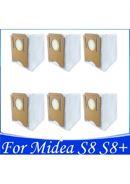 Midea S8 S8 Için 6 Adet Toz Torbası + Otomatik Toz Toplama ve Süpürme Makinesi Robot Akıllı Ev Değiştirilebilir Yedek Parçalar (Yurt Dışından) fırsatları