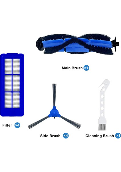 Eufy Robovac 11S Max, 15C Max, 30C Max, G20, G20 Hybrid, G30, G30 Edge Aksesuar Kiti Için Yedek Parçalar (Yurt Dışından) fırsatları