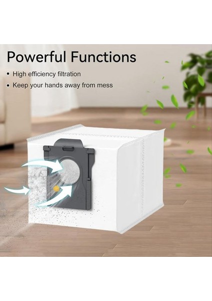 Dreame Mova E30 Ultra / Trouver E30 Ultra Süpürge Aksesuarları Için 6 Adet Toz Torbası Uzun Ömürlü ve Iyi Çalışacak Şekilde Üretildi (Yurt Dışından) modelleri