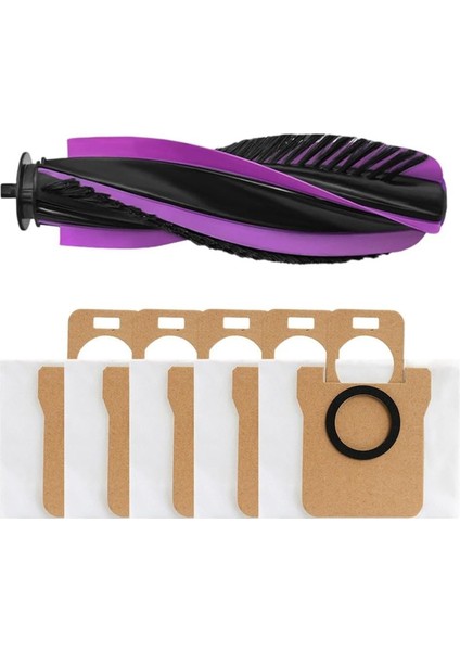 Jonr P20 Pro / Jonr T5 Pro Robot Süpürge Yedek Parçaları Için 6 Adet Vakum Ana Fırça Toz Torbası Seti (Yurt Dışından)