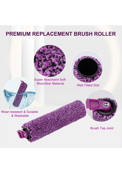 Shark Steam Pickup 3'ü 1 Arada Buharlı Paspas Model SD200/SD201/SD201C/SD201Q/SD205 Elektrikli Süpürge Parçaları Için Yedek Fırça Silindiri (Yurt Dışından) modelleri