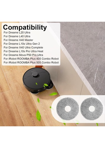 Irobot Roomba Plus 405 Combo ROBOT/505 Combo Robot, Dreame X40 Ultra COMPLETE/L10S Pro Robot Süpürge Için (Yurt Dışından) fiyatları