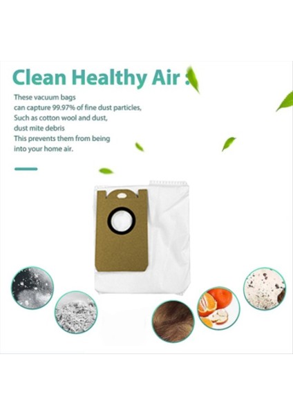 Lydsto W2 Robot Süpürge Aksesuarları Için 12 Adet Toz Torbası Yedek Dokumasız Toz Torbası Çöp Torbası (Yurt Dışından) fırsatları