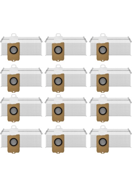 Narwal 001 Elektrikli Süpürge Aksesuarları Için 12 Adet Toz Torbası Çöp Torbası Yedek Parçalar (Yurt Dışından)