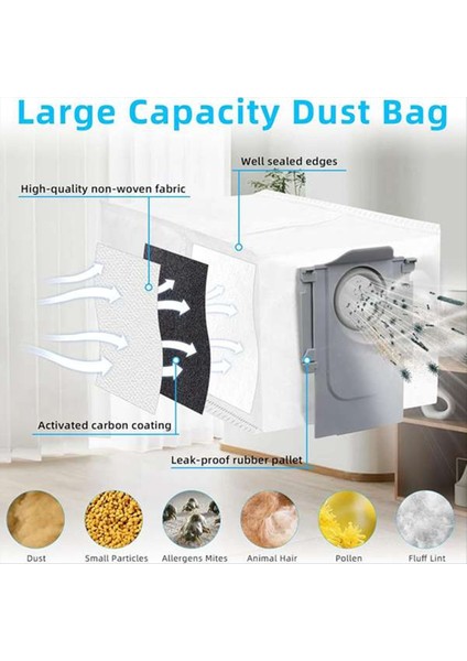 Roborock Qrevo Curv / P20 Pro Elektrikli Süpürge Aksesuarları Yedek Parçaları Için 24 Parça Fırça Filtre Paspas Bezi ve Toz Torbası Seti (Yurt Dışından) fırsatları