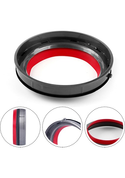 Dyson V11 SV14 SV15 Elektrikli Süpürge-Toz Haznesi Üst Sabit Sızdırmazlık Halkası Yedek Parça Yedek Parça Yeni Aksesuarlar (Yurt Dışından) fırsatları