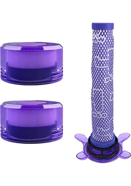 Dyson V8 Focus Mattress Vakum Yedek Ön Filtre ve Son Filtre Aksesuarları Için Ön Filtre + Hepa Son Filtre Kiti (Yurt Dışından)