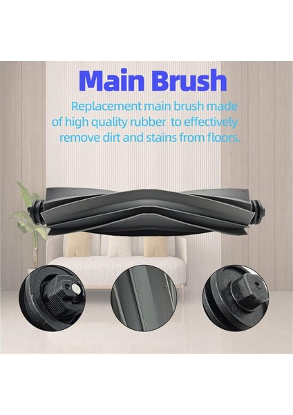 Dreame X30 ULTRA/L10S Pro Heat Ultra Robot Süpürge Ana Yan Fırça Hepa Filtreler Paspas Pedi Toz Torbaları Aksesuarları (Yurt Dışından) modelleri