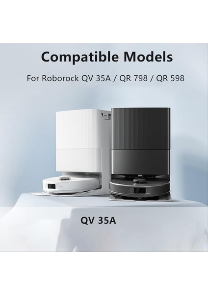 Roborock Qv 35A/QR 598/QR 798 Elektrikli Süpürge Parçası Için 21 Adet Yedek Parça Ana Yan Fırça Hepa Filtre Bez Toz Torbası (Yurt Dışından) fiyatları