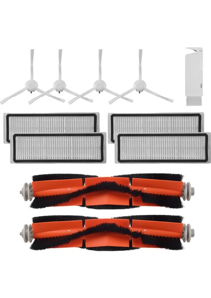 Xiaomi Mijia 1c STYTJ01ZHM Mi Robot Vakumlu Paspas SKV4093GL Yedek Parçaları Için Aksesuar Yan Fırça Silindiri Hepa Filtresi (Yurt Dışından) modelleri