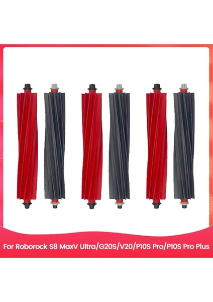 Roborock S8 Maxv Ultra G20S V20 P10S Pro P10S Pro Plus Için Ana Fırça Yedek Parçalar Çıkarılabilir Fırçalar Rulo Aksesuarları (Yurt Dışından)