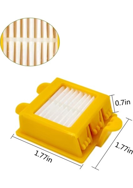 Irobot Roomba 700 Serisi 770, 780, 790, 772, 774, 775, 760 Ana Yan Fırçalar, Hepa Filtre Yedek Parça Aksesuarları ile Uyumludur (Yurt Dışından) fiyatları