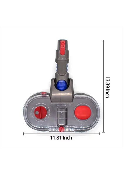 Dyson V7 V8 V10 V11 V15 Elektrikli Süpürge Parçaları Için Elektrikli Paspas Başlığı Seti, Su Haznesi Temizleyicili Paspas Aparatı (Yurt Dışından) modelleri