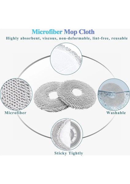 Xiaomi X20+/X20 Plus Robot Süpürge Ana Yan Fırça Filtresi Paspas Pedleri Toz Torbaları Yedek Parçaları (Yurt Dışından) fiyatları