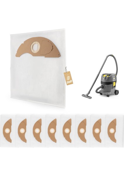 Karcher Nt 22/1 Elektrikli Süpürge Torbaları Için 8'li Paket Elektrikli Süpürge Torbaları Yedek Elektrikli Süpürge Aksesuarları (Yurt Dışından) fiyatları