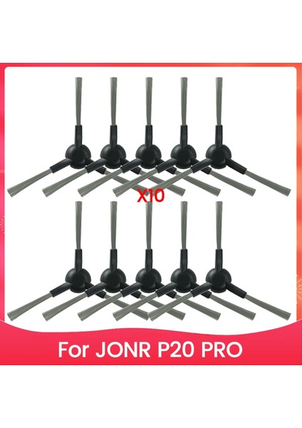 Jonr P20 Pro Elektrikli Süpürge Yedek Parçaları Yan Fırça Verimli Yedek Temizlik Yedek Parçaları 10 Adet (Yurt Dışından)