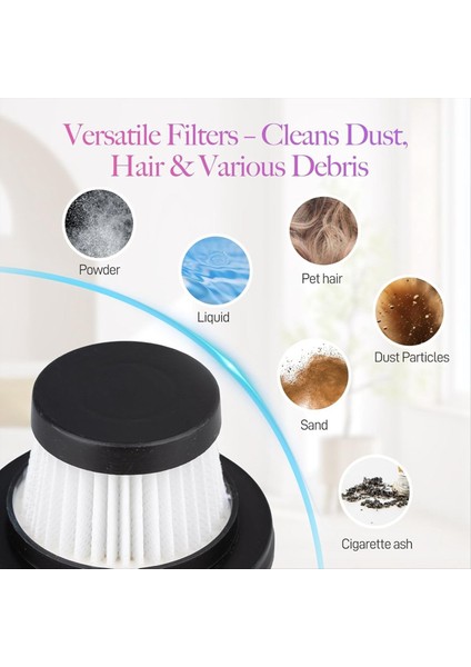 Ördek El Tipi Taşınabilir Süpürge Için 3 Paket Yedek Filtre Hepa Filtreleri Elektrikli Süpürge Filtre Aksesuarları (Yurt Dışından) modelleri