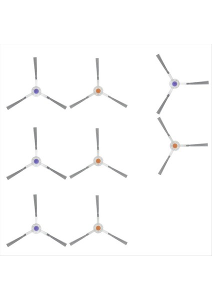 Yunjing Süpürme Robotu J3/j4 Aksesuarları ve Sarf Malzemeleri Fırça Temizleme Yan Fırça Fırça Aksesuarları Için Uygundur (Yurt Dışından)
