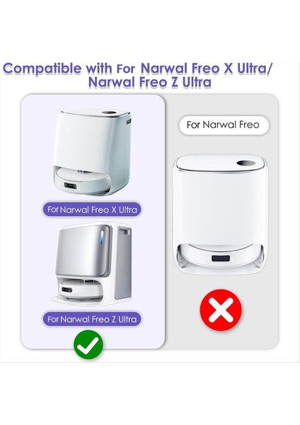 Narwal Freo x Ultra Robot Süpürge ve Paspas Kombinasyonu Için Yedek Fırça Silindirleri, Yedek Parça Aksesuar Seti (Yurt Dışından) fiyatları