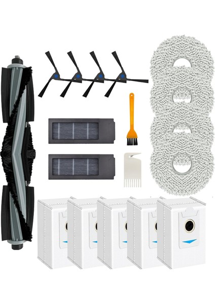 Ecovacs Deebot X2 Omni E/x2 Combo Robot Süpürge, Ana Fırça, Yan Fırça, Hepa Filtreler Için Uyumlu Aksesuar Kiti (Yurt Dışından)