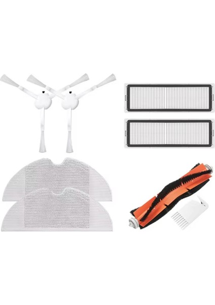 Xiaomi Robot Süpürge Paspası 1c 2c Temizleyici Parçaları Mijia STYTJ01ZHM Dreame F9 Filtre Ana/yan Fırça Paspası (Yurt Dışından)