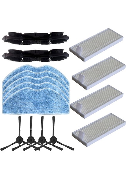 Ana Yan Fırça Filtresi Hepa Paspas Bezi 360 S8 / S8 Plus Robot Süpürge Yedek Parça Aksesuarları (Yurt Dışından)