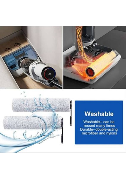 Tineco Floor One Switch S6/stretch S6 Silindir Fırça Hepa Filtre Aksesuarları Islak Kuru Elektrikli Süpürge Sarf Malzemeleri (Yurt Dışından) fiyatları