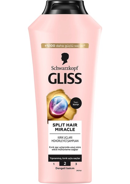 Split Hair Miracle Şampuan 400 ml 3 Adet
