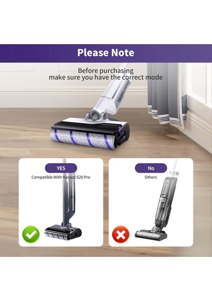 Narwal S20 Pro Kablosuz Islak Kuru Elektrikli Süpürge Için 1 Rulo Fırça ve 4 Filtre Yedek Parçası (Yurt Dışından) fiyatları