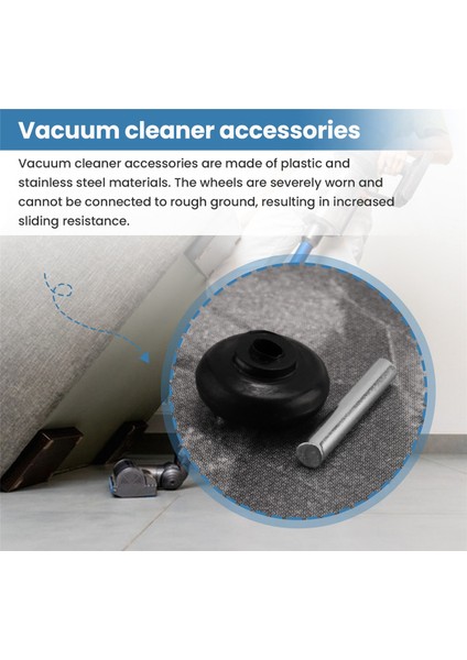 Dyson Elektrikli Süpürge Powerhead'leri Için 3x Akslar ve Silindirler Motorlu Başlıklar Küçük Şaft Tekerlekleri Yedek (Yurt Dışından) fırsatları