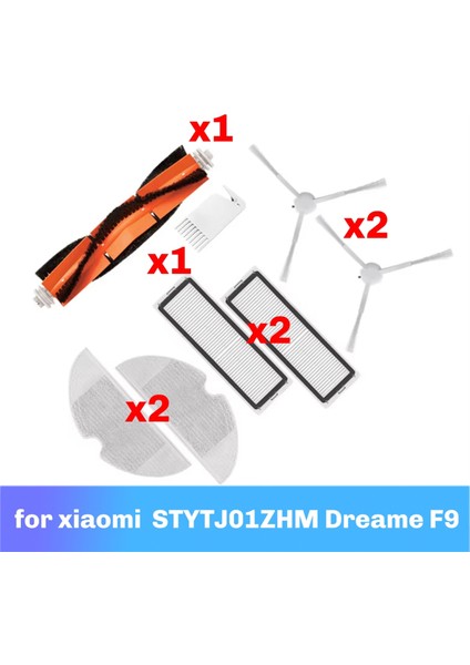 Xiaomi Robot Süpürge Paspası 1c 2c Temizleyici Parçaları Mijia STYTJ01ZHM Dreame F9 Filtre Ana/yan Fırça Paspası (Yurt Dışından) fiyatları