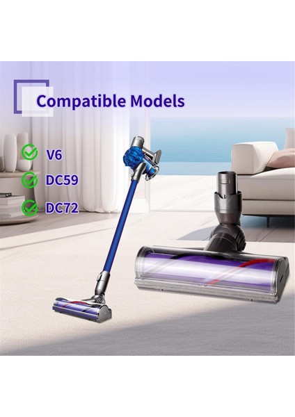 Dyson V6 DC58 DC59 DC62 DC72 DC74 Elektrikli Süpürgeler Için Hızlı Çıkarma Motor Başlığı Temizleyicisi Başlık Yedek Parçaları (Yurt Dışından) fiyatları