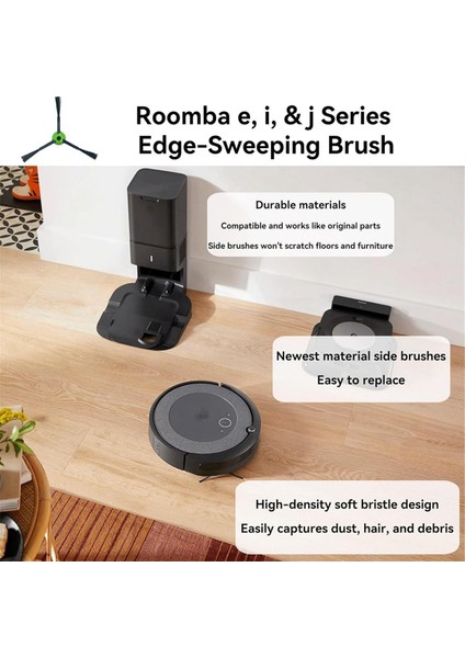 Irobot Roomba I & J & E Serisi I7, I7+, I8, I8+, Combo J7+, J9+, J5+, I5+ Plus, E5, E6 Için 14 Paket Kenar Süpürme Fırçası (Yurt Dışından) modelleri