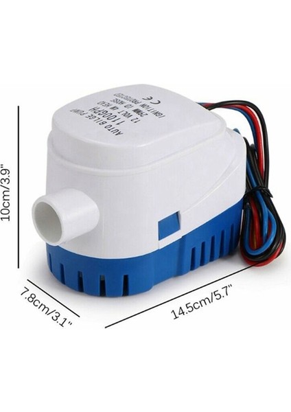 3x Otomatik Dalgıç Tekne Sides Su Pompası 12V Float Anahtar Çıkışı ile Otomatik (Yurt Dışından) indirimleri