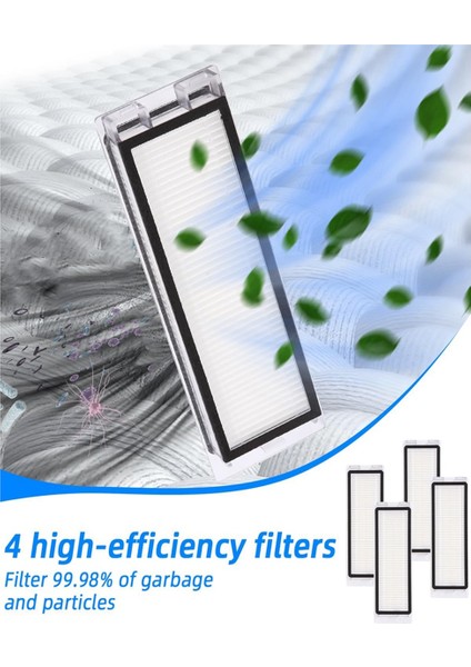 Roborock Q Revo Pro/q Revo S/q Revo Maxv Robot Süpürge Parçaları Ana Yan Fırça Hepa Filtre Paspas Bezi Toz Torbaları (Yurt Dışından) fiyatları