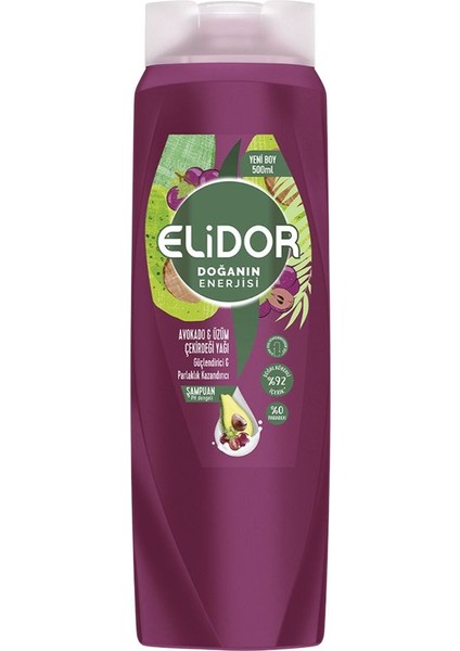 Elidor Samp. 500 mlI Avokado&uzum 3 Adet