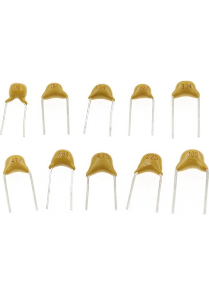 500PCS/KUTU 10 -Değeri X50PCS (0 1uf - 10UF) Monolitik Seramik Kapasitörler Saklama Kutusu ile Çeşitli Kit (Yurt Dışından) fiyatları