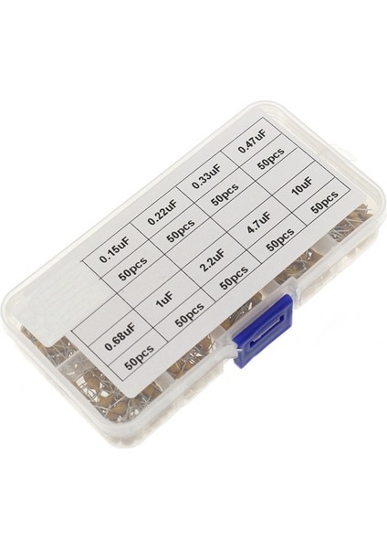 500PCS/KUTU 10 -Değeri X50PCS (0 1uf - 10UF) Monolitik Seramik Kapasitörler Saklama Kutusu ile Çeşitli Kit (Yurt Dışından) indirimleri