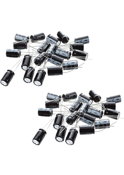 40 Pcs 1000UF 25V 105C Radyal Elektrolitik Kapasitörler Siyah 10X17MM (Yurt Dışından)