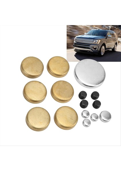 Pirinç Donma Tap Kiti Motor Genişleme Fişleri PE-108R PE108B Küçük Blok Windsor Motorları 255CI 260CI 289CI 1962-2001 (Yurt Dışından) modelleri