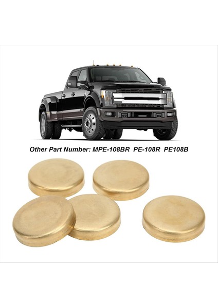 Pirinç Donma Tap Kiti Motor Genişleme Fişleri PE-108R PE108B Küçük Blok Windsor Motorları 255CI 260CI 289CI 1962-2001 (Yurt Dışından) fırsatları