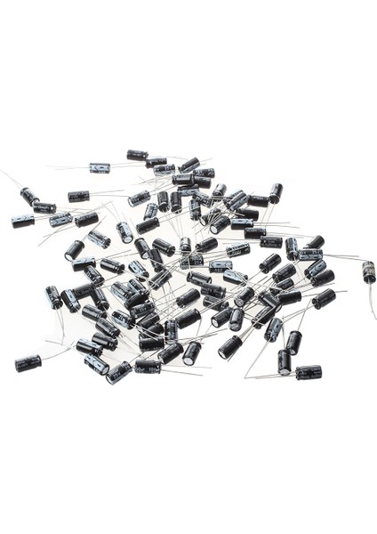 100 Pc 6 x 11MM 100UF 25V Radyal Alüminyum Elektrolitik Kapasitörler (Yurt Dışından)